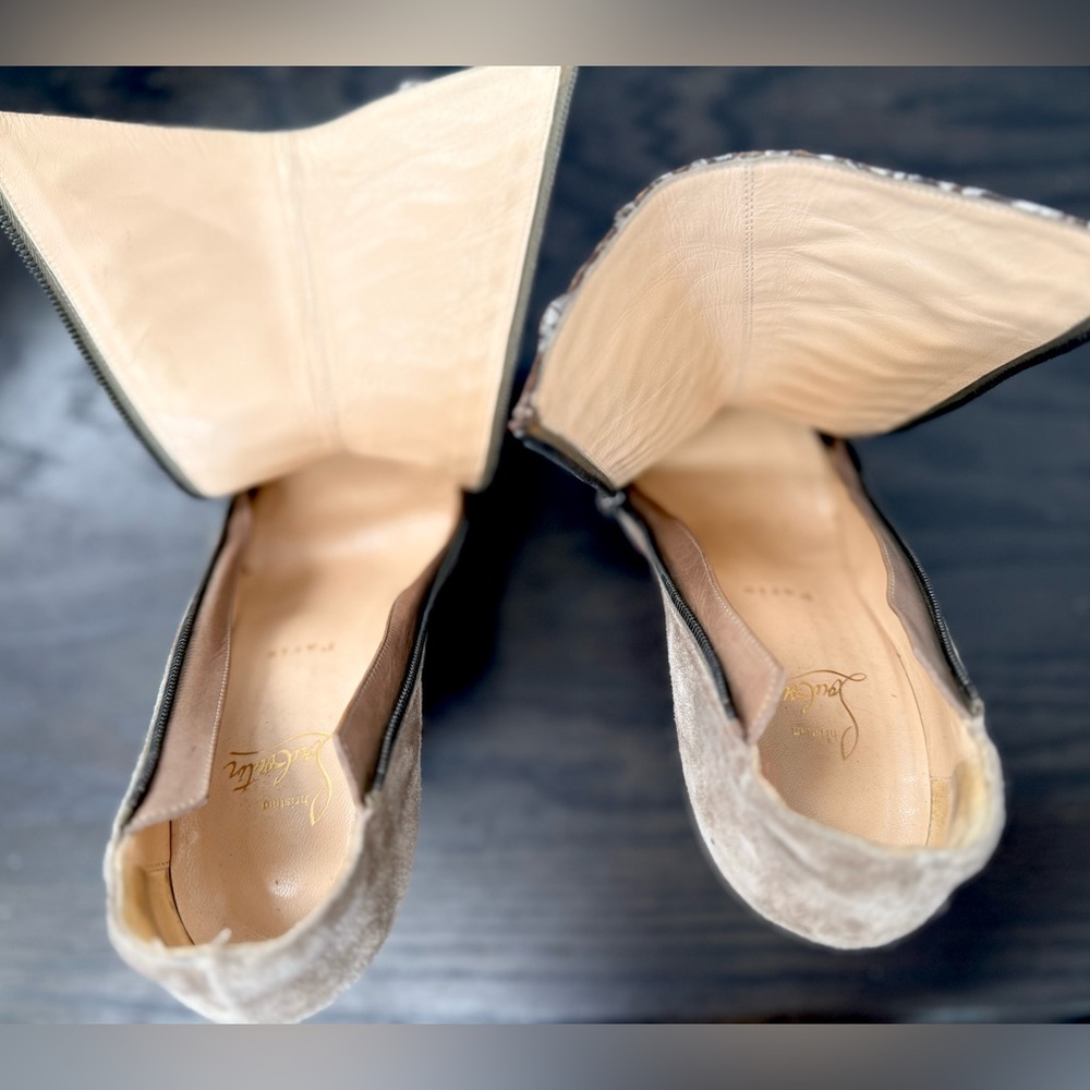 Christian Louboutin Python Proposte / Veau Ankle … - image 6